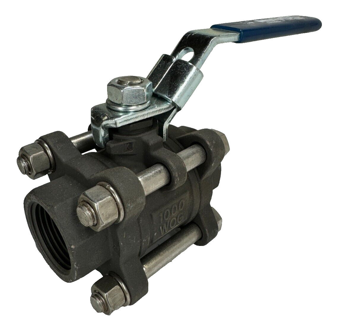 NIBCO T-595-CS-R-66-LL Ball Valve 1" NPT Thread 1,000-psi WOG, Full Port