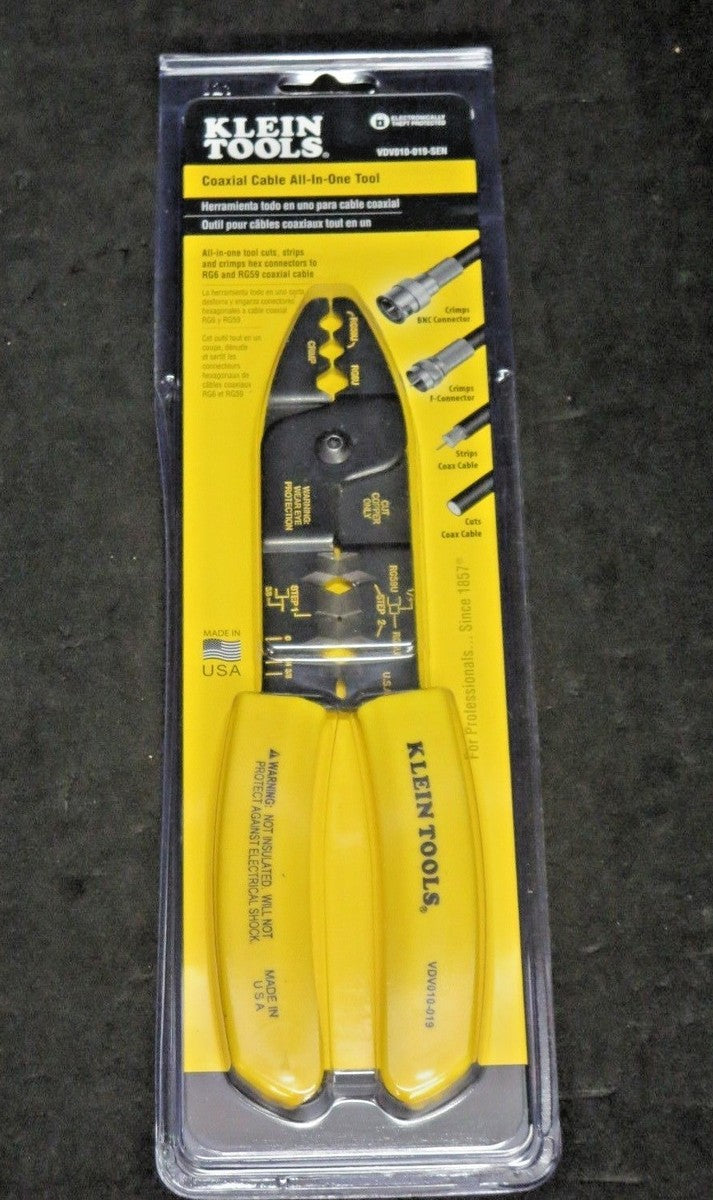 Klein Tools VDV010-019-SEN Coaxial Cable All-In-One Tool (Lot of 6) "NEW"