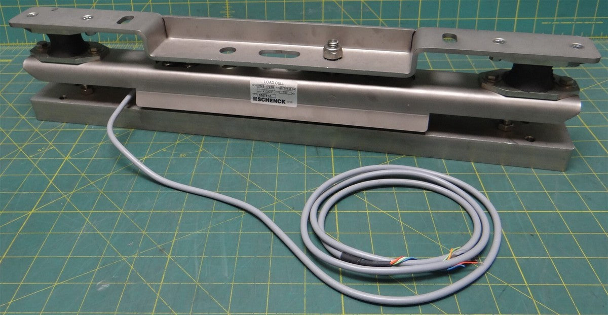 Schenck Load Cell PWS-17238 D725443.04 2mV/V at 100kg 21in L 2in W 4in H Sensor