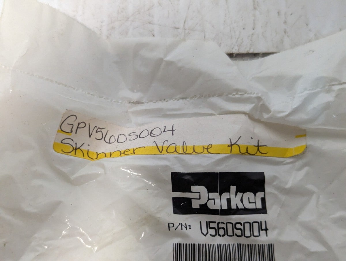 Lot of 3 Parker V560S004 Valve Rebuild Kit for Skinner Valves - Free Ship+Return