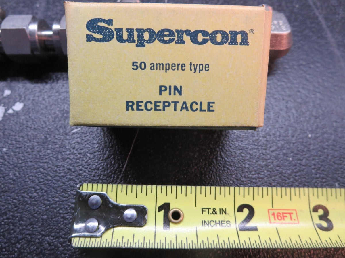 Superior Electric "Supercon",  RP50GY, Yellow, 50 A, 250 V Ac-Dc, New (NOS)