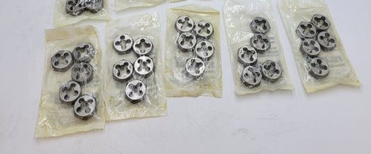 25PC Lot Irwin Hanson 6539 Fixed Threading Die 7/16"-14NC 1" Hexagon Right-Hand