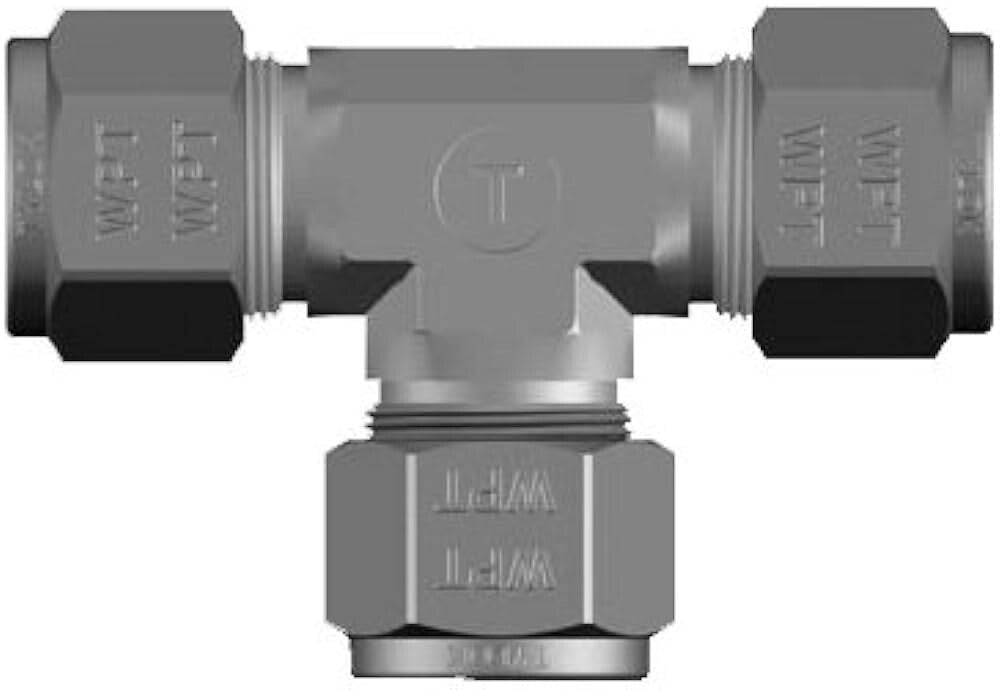 TYLOK CBC-LOK SS-8-DTTT-8 Union Tee 1/2" Tube OD 316-Stainless Steel