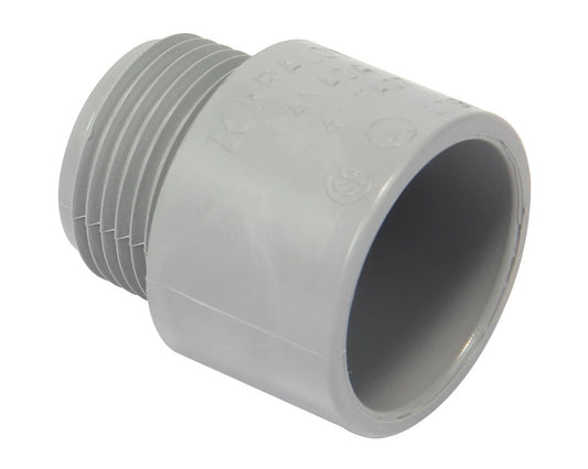 (20) KRALOY TA10  1" PVC Terminal Adapter Rigid PVC Conduit Fittings 078086