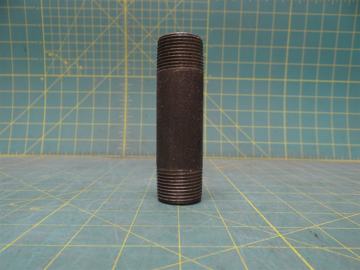 1/4" x 4 1/2" Pipe Fitting Nipple MNPT Steel Tapered Threaded Schedule 40 Welded
