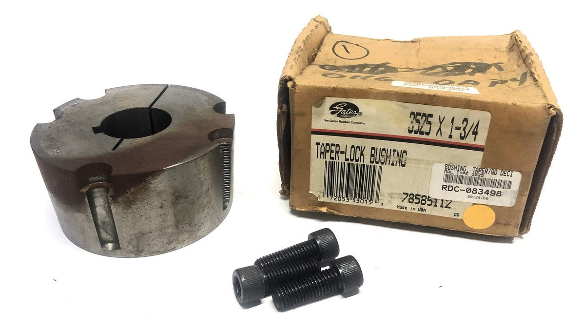 Gates Taper lock Bushing 1-3/4 Inch Bore 3525X1-3/4 NOS
