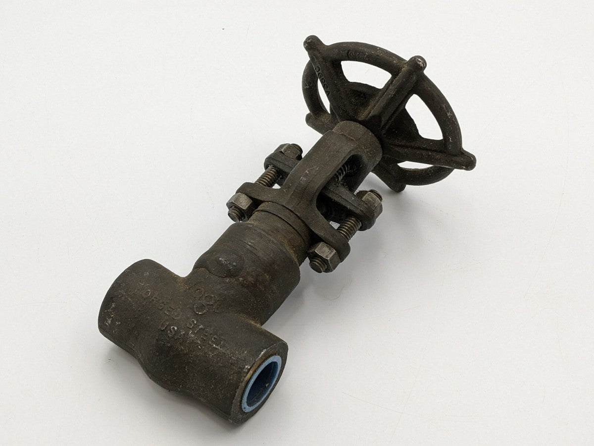 Flowserve Vogt SW-2801 Gate Valve 1/2" Forged Steel 1975 PSI Manual Turn .50 NOS
