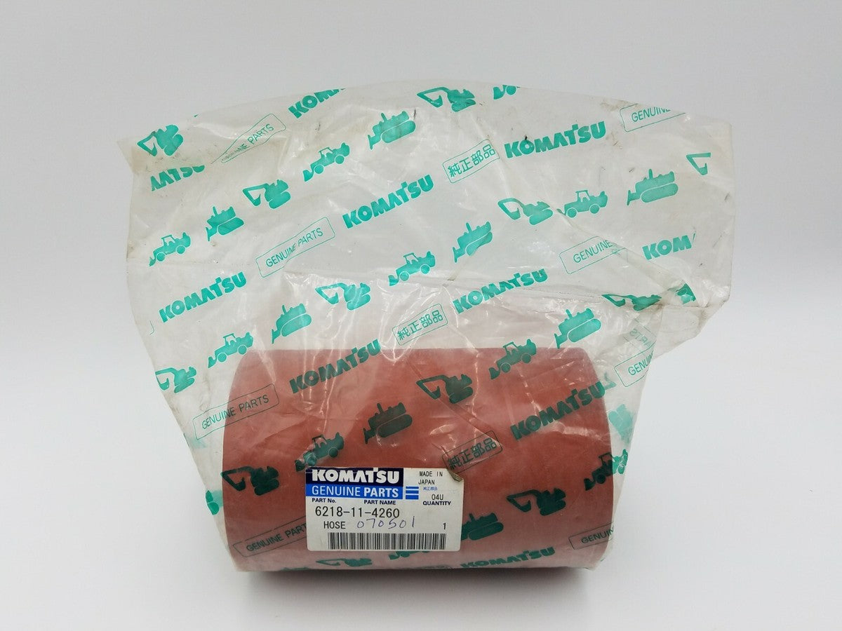 Komatsu 6218-11-4260 Hose Tube Heavy Duty Equipment Replacement Part Orange NOS