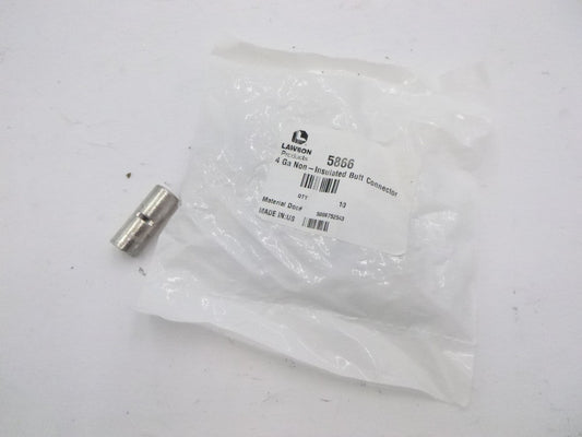 10 Pack Lawson 4AWG Non Insulated Butt Splice Connectors