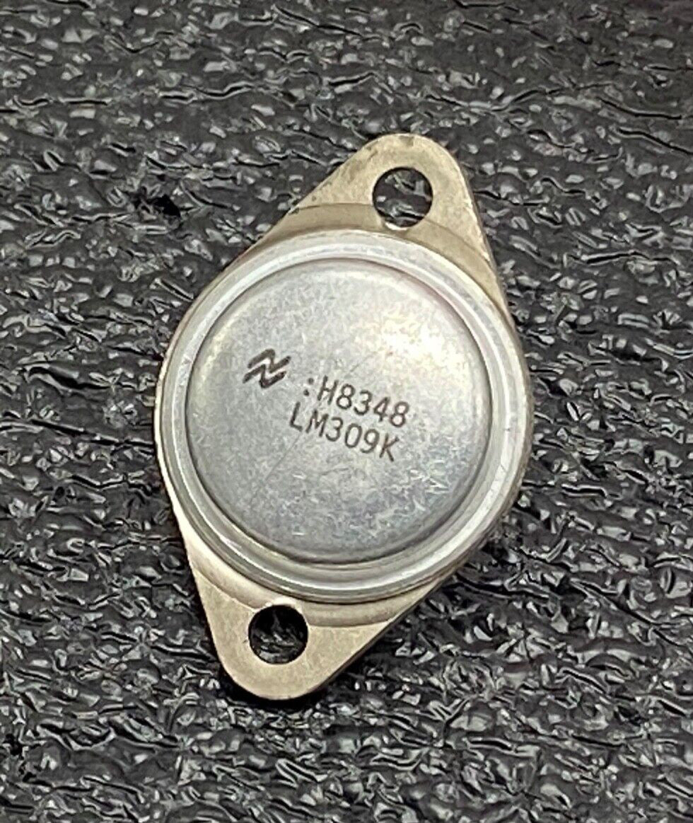 National LM309K +5 volt DC fixed regulator TO-3