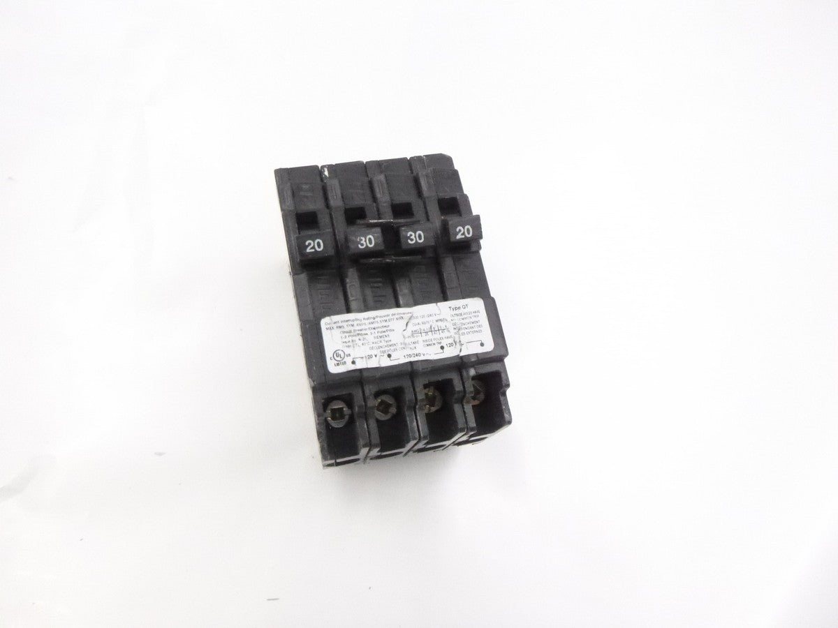 Siemens Q22030CT 20AMP-30AMP Quad Circuit Breaker Plug In Quad 240V