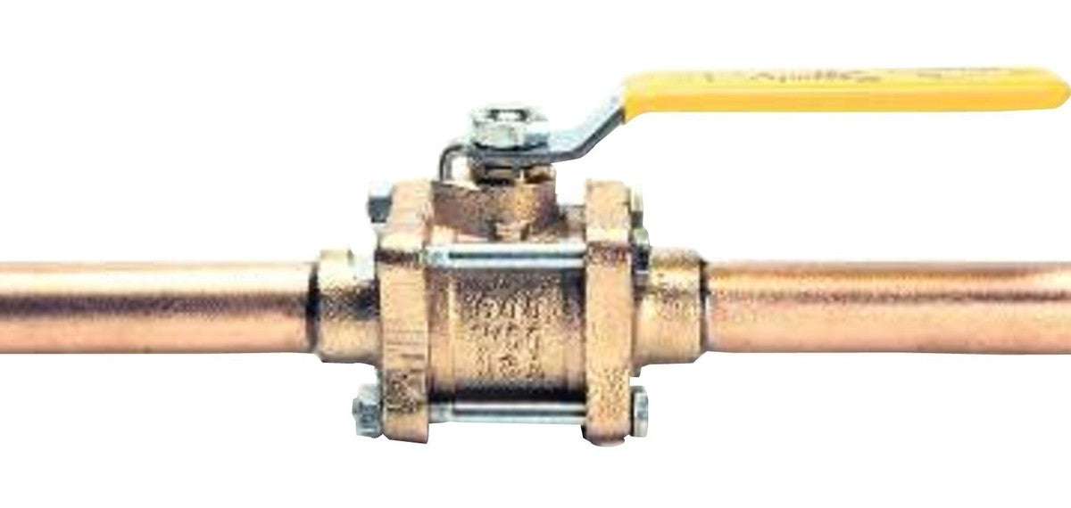 APOLLO 82-208-K1 Bronze Ball Valve 2" Copper Tube Extensions, Lever Operated