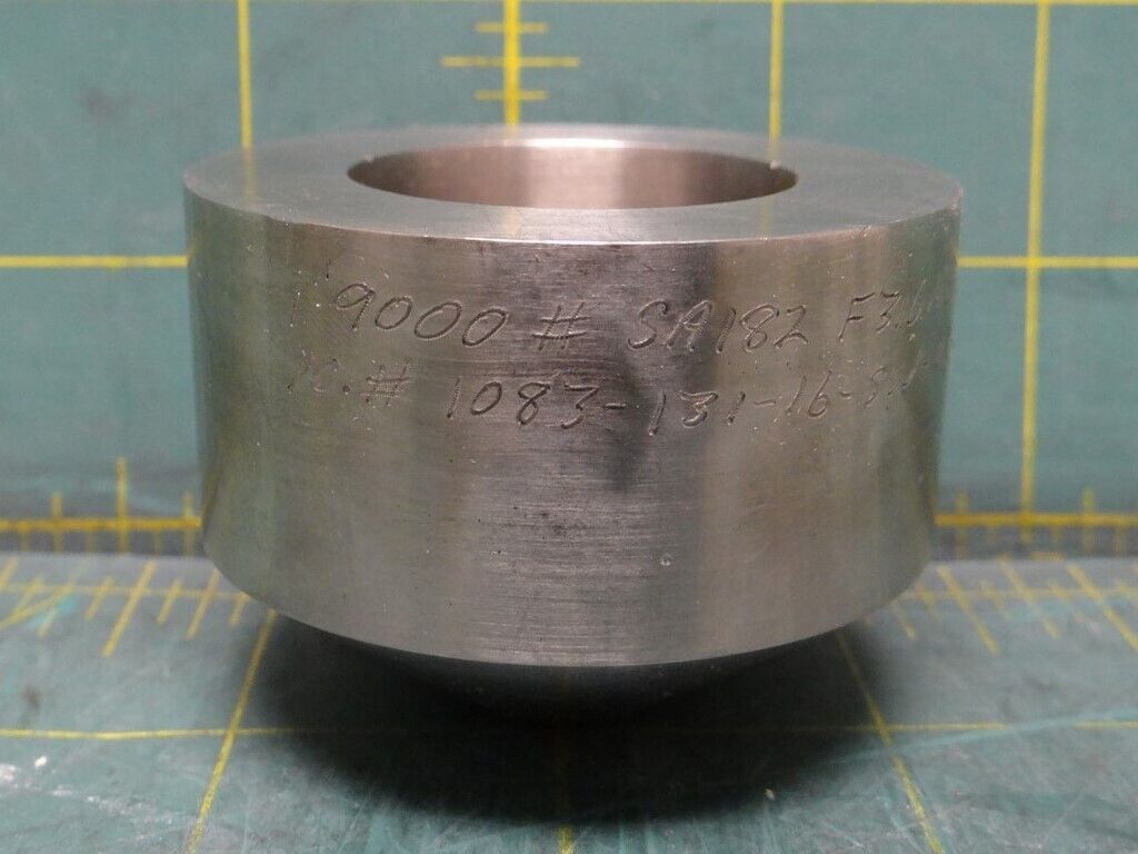 1" Half Coupling Seamless Reducer SW Class 9000 316 Stainless Steel 