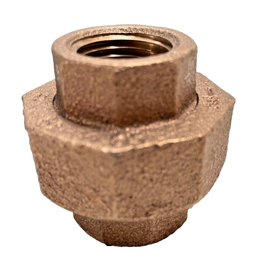 BRONZE UNION 1/2" NPT Female Threaded Ends 125# Pipe Fitting