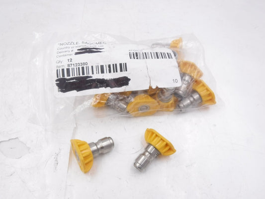 12 Pack Karcher SAQMEG Yellow Nozzles 1503.5 83712-338.0