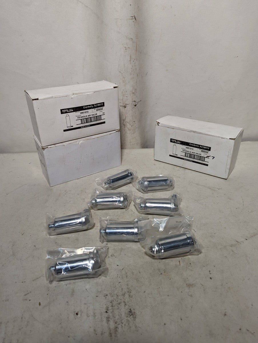 Lot of 32 Aqua Plumb 4081010 1/8 angle air valves