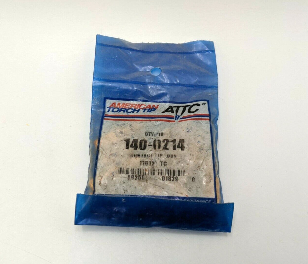 10PC ATTC 140-0214 Contact Tip .035" M8 CU Threaded MIG Welding Equipment NOS