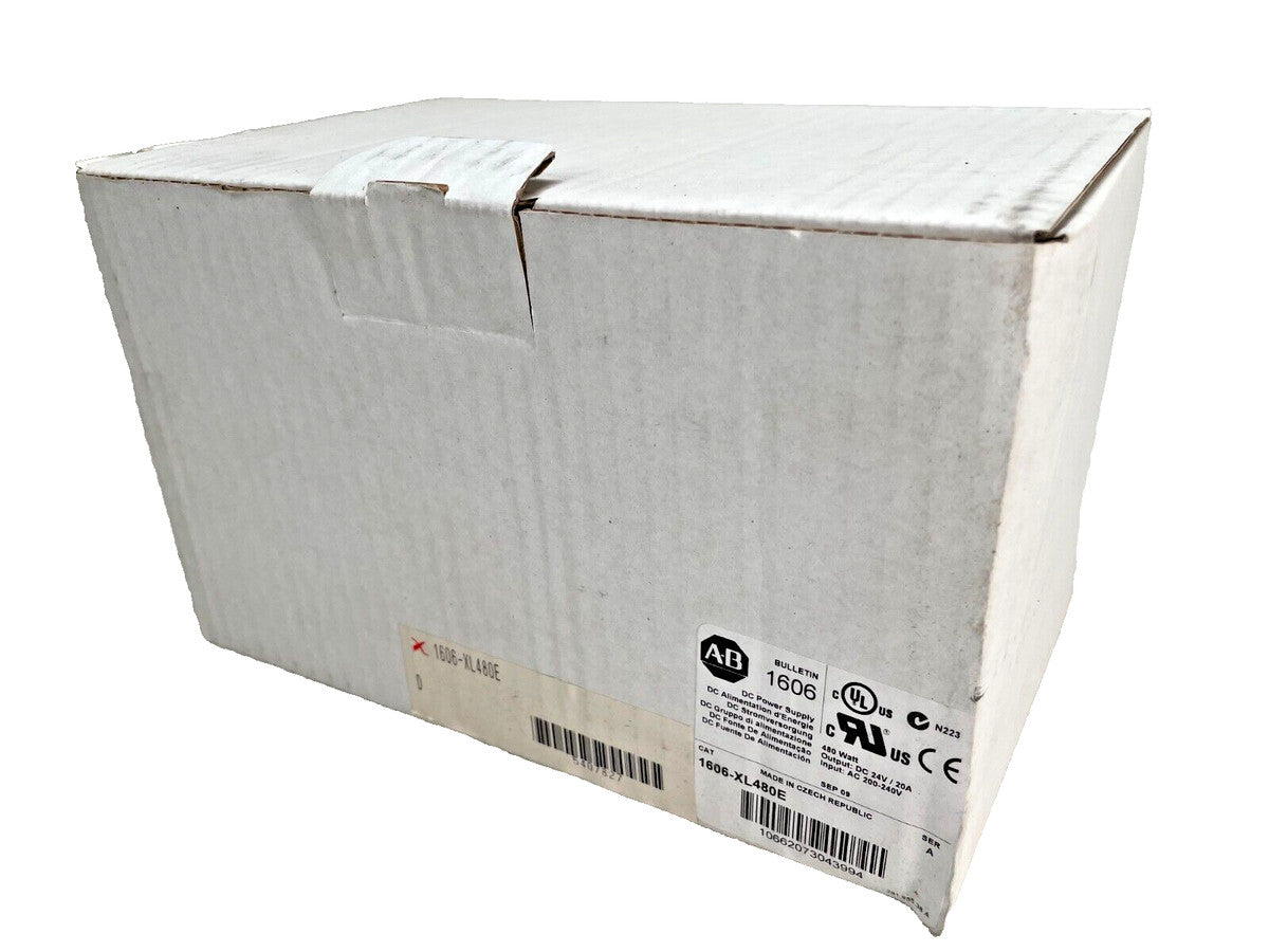 Allen Bradley 1606-XL480E DC Power Supply 480W, Out: 24VDC / 20A, In: 200-240VAC