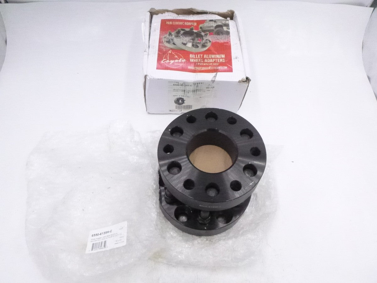 2 Pack Hub Centric Wheel Spacers 6x5.50" - 6x135mm 1.50" Thick 14mm 1.50 Thread