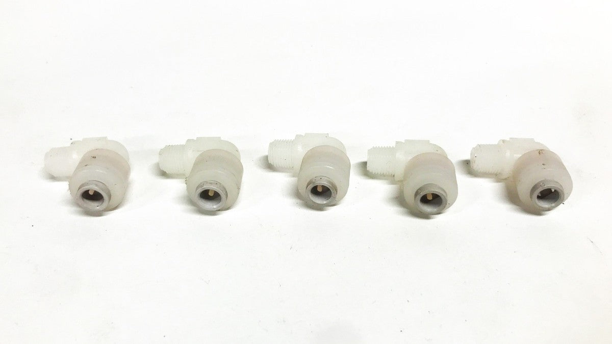 Parker 5/16 x 5/16 Push to Connect Tube Fitting Male Elbow F5ME4 [Lot of 5] NOS