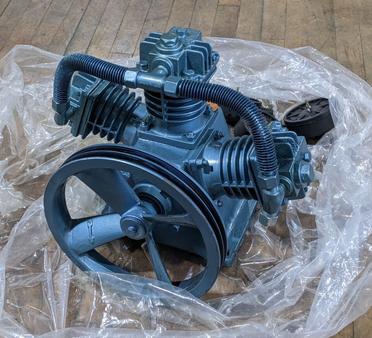 FuSheng TA-65 Air Compressor Pump 15.2CFM 900RPM 45PSI 3 Cylinder Single Stage