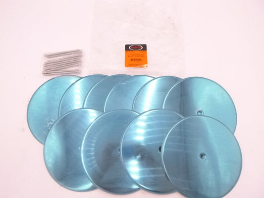 10 Pack Pasco 8" Stainless Steel Cover Plate w/ 1-1/4"-20 x 4" Bolts