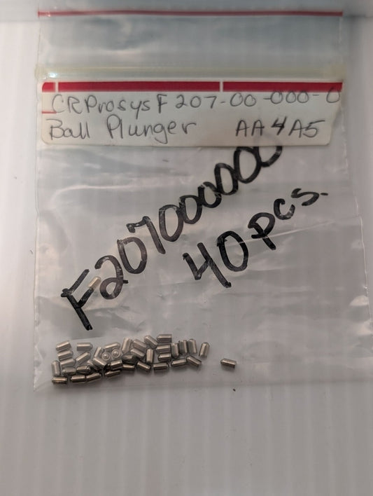40 Pieces F207-00-000-0 Ball Plunger, Steel
