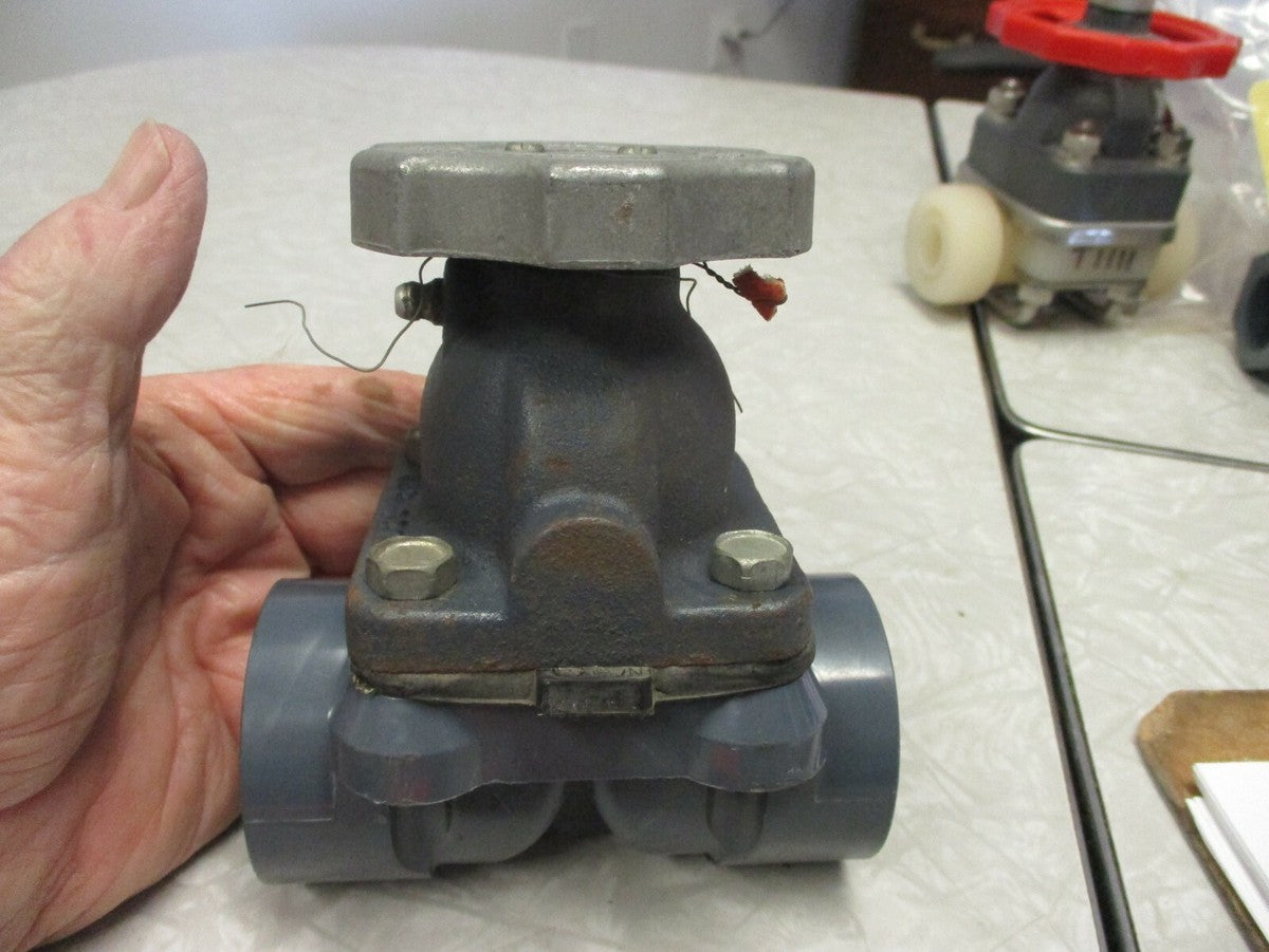 Diaphragm Valve 1-1/4" FPT Thread | PVCI Body | EPDM Seat | HILLS-MCCANNA Fig: 5