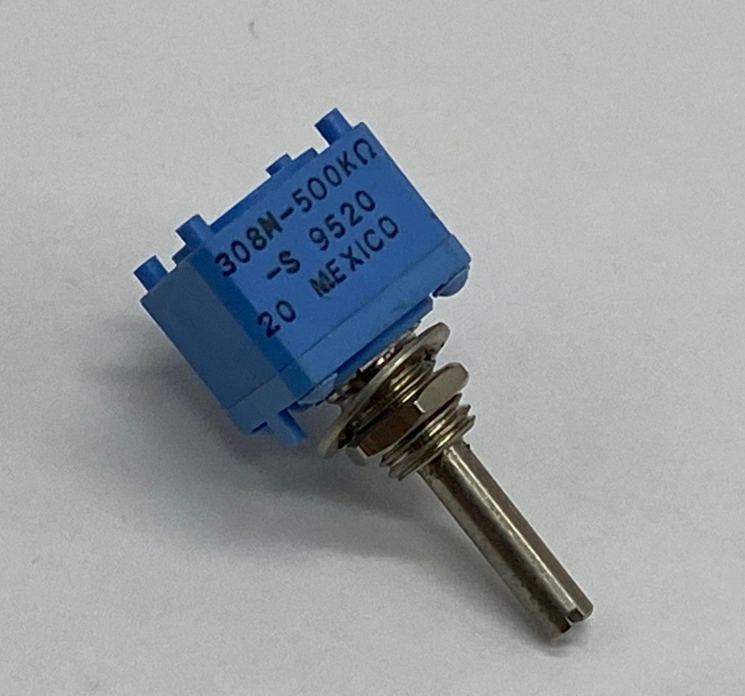Clarostat Potentiometer 500K ohm 308N-500Kohm-S solder hook terminals