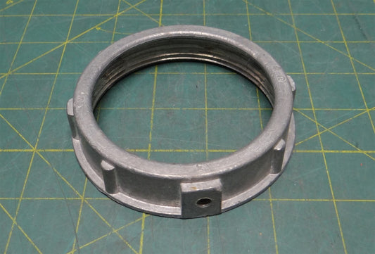 3" Zinc Die Cast Grounding Bushing, No Insulation or C-Clamp Lug Included
