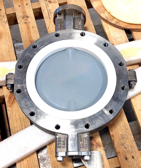 12" 150 Lug Style Butterfly Valve Teflon Lined DURCO 12-BTL-189V *Bare Stem*