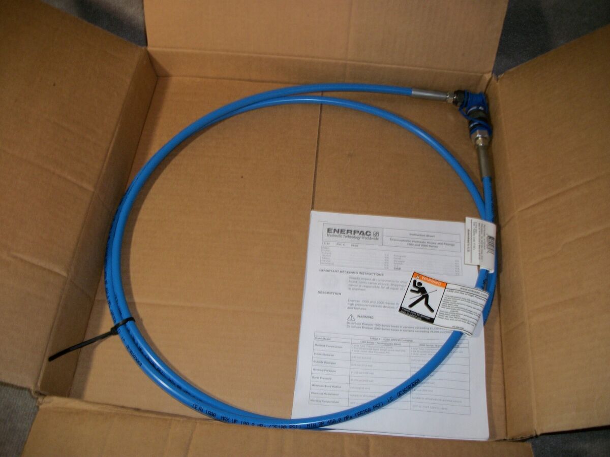 BRAND NEW ENERPAC 3M LONG THERMOPLASTIC HOSE HT1510HR 1500 BAR HOSE BH150 BR150