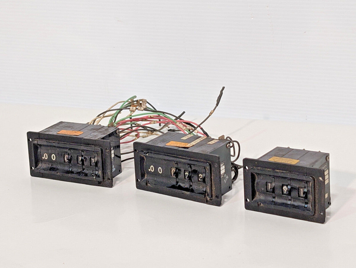 Lot of 3: Digitran 9-C-59 B; 9-C-79 A, Rotary, Thumb Wheel Switches, Made in USA
