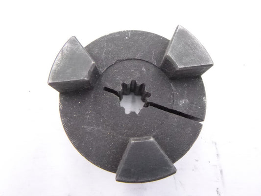1/2" 9 Tooth Splined L090 Jaw Coupling Half with Set Screw