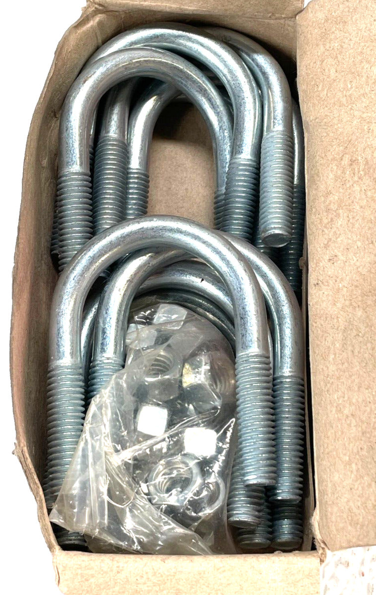 Chicago 50080-7 PN: 019, Zinc U-Bolt, 1" Pipe .375" x 1.50" x 2.5" (Box of 10)