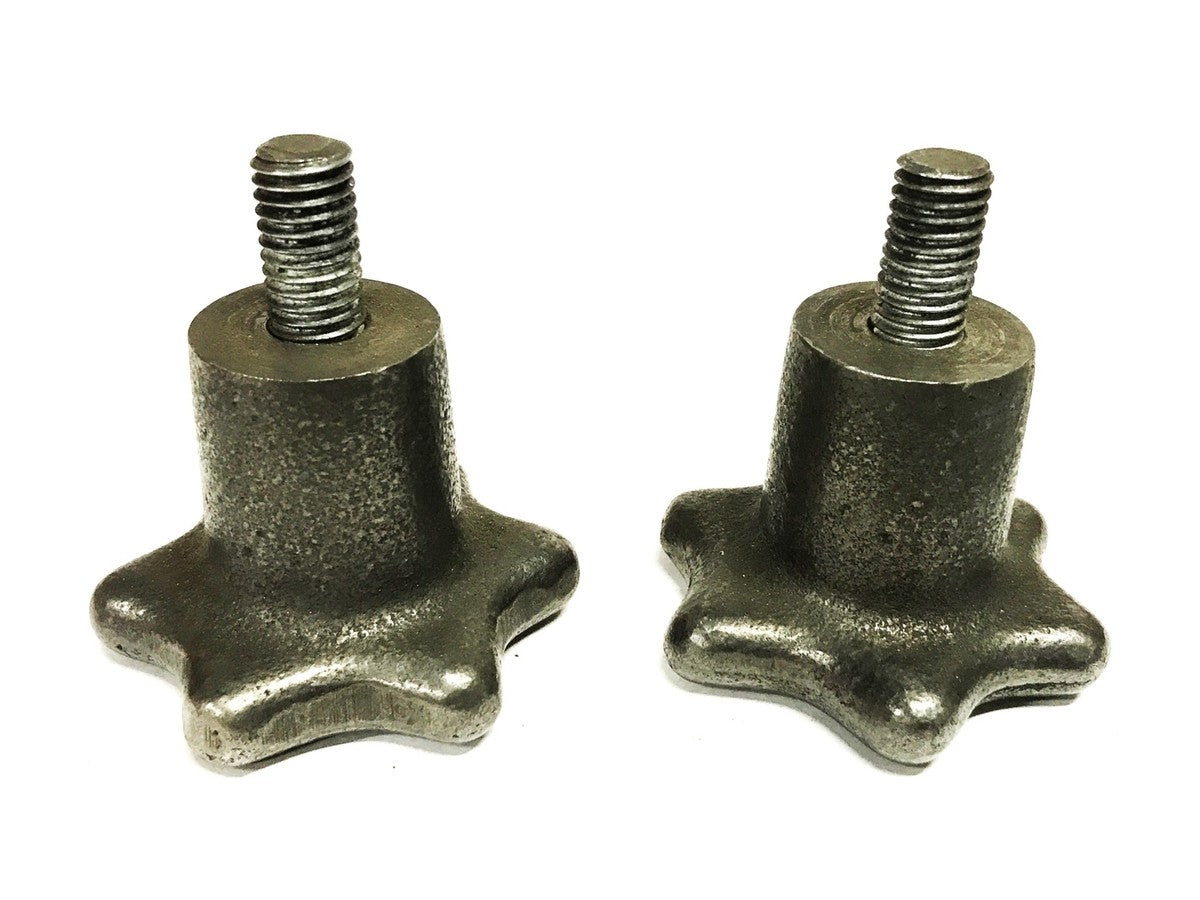 Unbranded Cast Iron Handle Knob and Screw [Lot of 2] USED