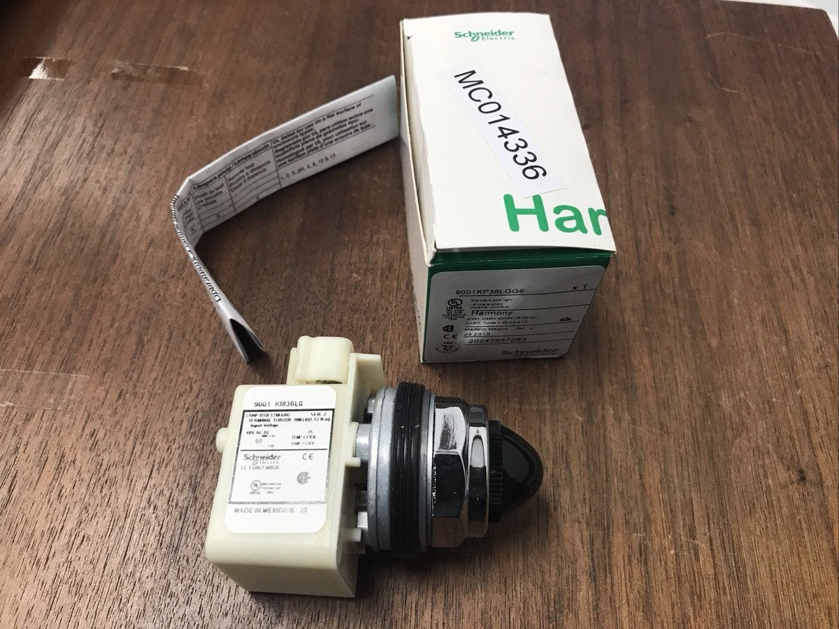SCHNEIDER ELECTRIC 9001-KP36LGG9 / 9001KP36LGG9 (NEW IN BOX) Pilot Light KM36LG