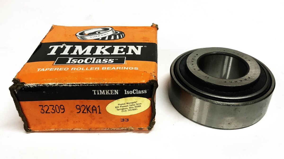 Timken Tapered Roller Bearing Cone and Cup 32309-92KA1 NOS
