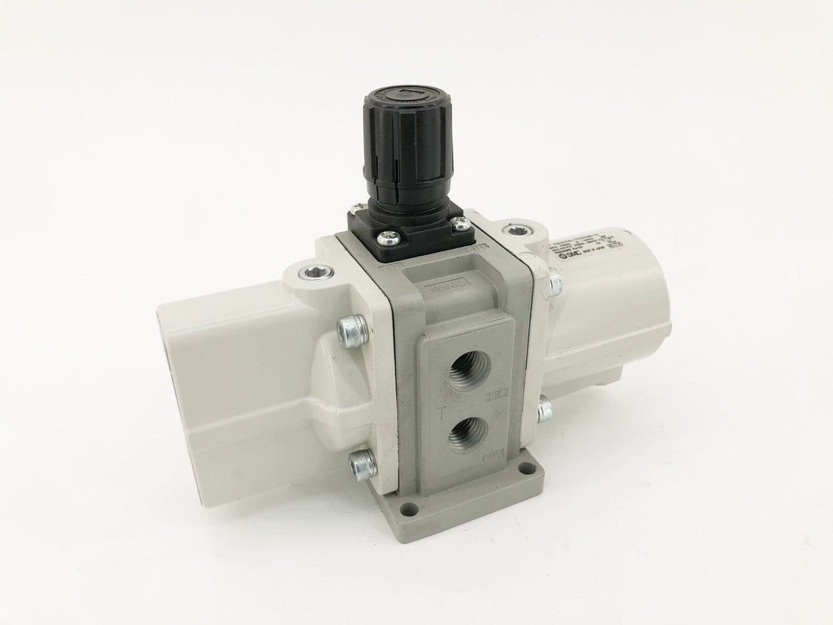New SMC VBA11A-T02GN-Z Booster Regulator 15-145psi Pressure Ratio 1:4 - No Box