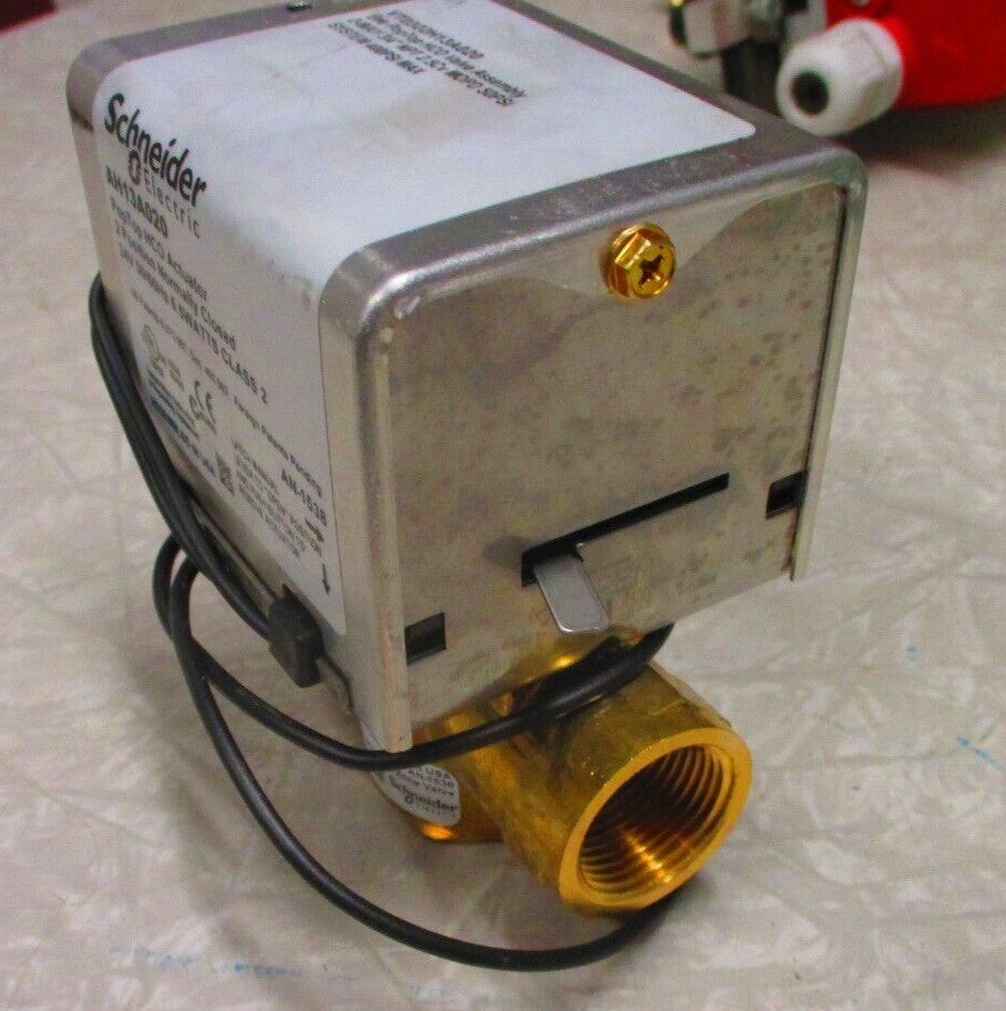 3/4" NPT Brass 2-Way Position Zone Actuated Control Valve SCHNEIDER ELECTRIC