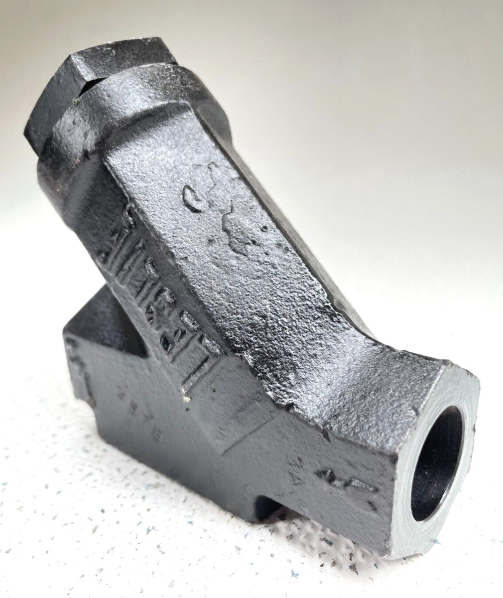 LESLIE Y Strainer 1/2" Socket Weld Class 600 WCB Steel / Fine Perforation Screen