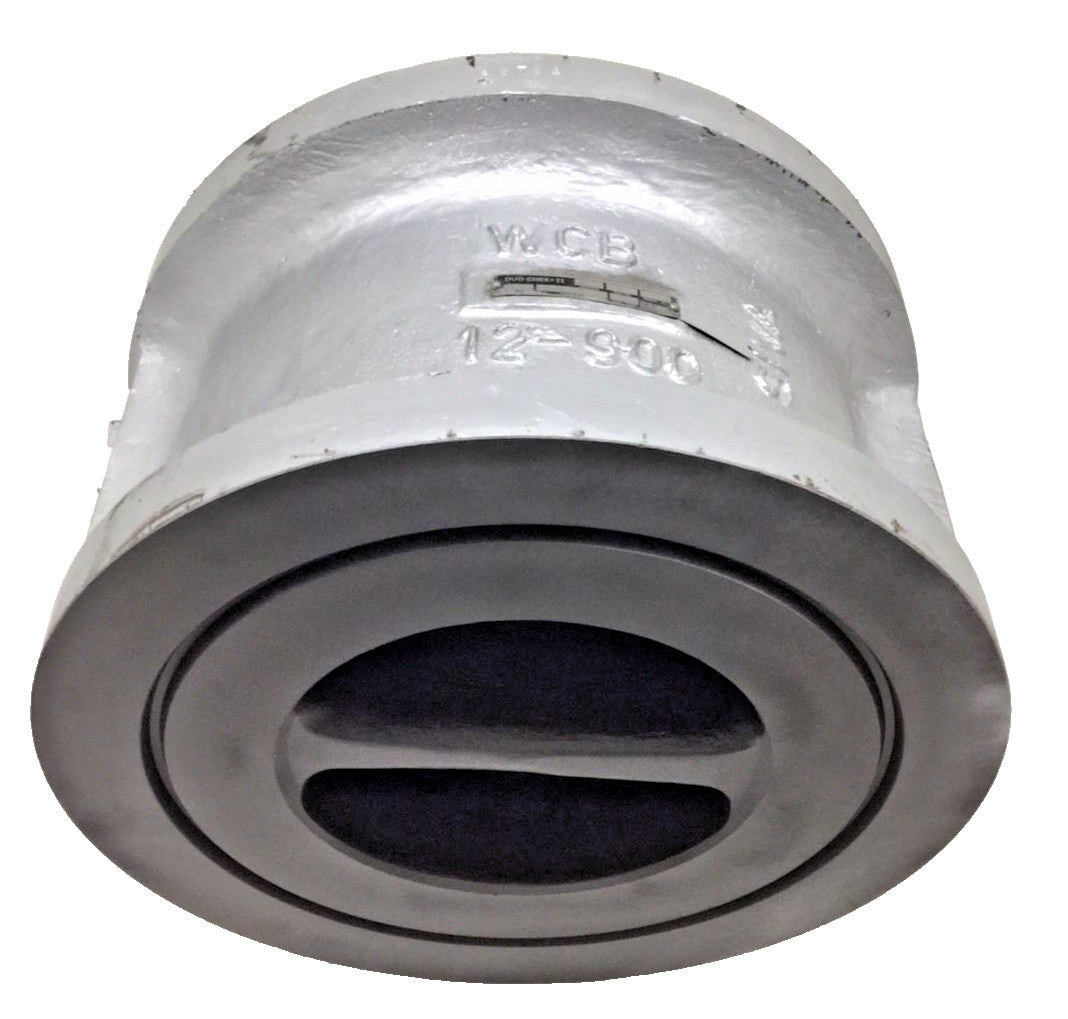 12" 900 CRANE DUO-CHEK II G90SPR-30 Wafer RTJ Check Valve High Performance