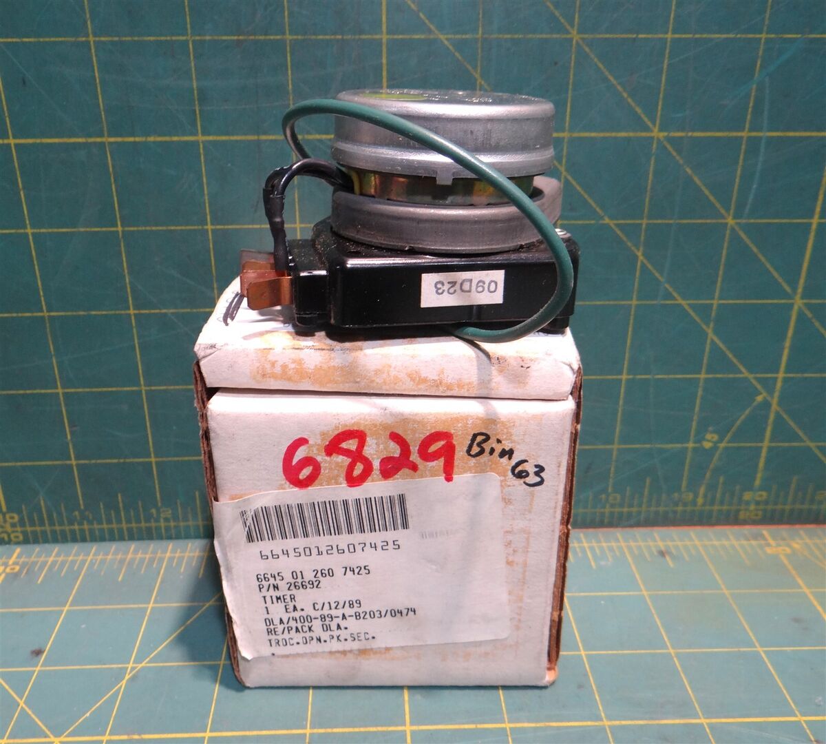 Alter Harry Interval Timer 120 VAC 60 Hz, P/N 26692 NSN 6645-01-260-7425