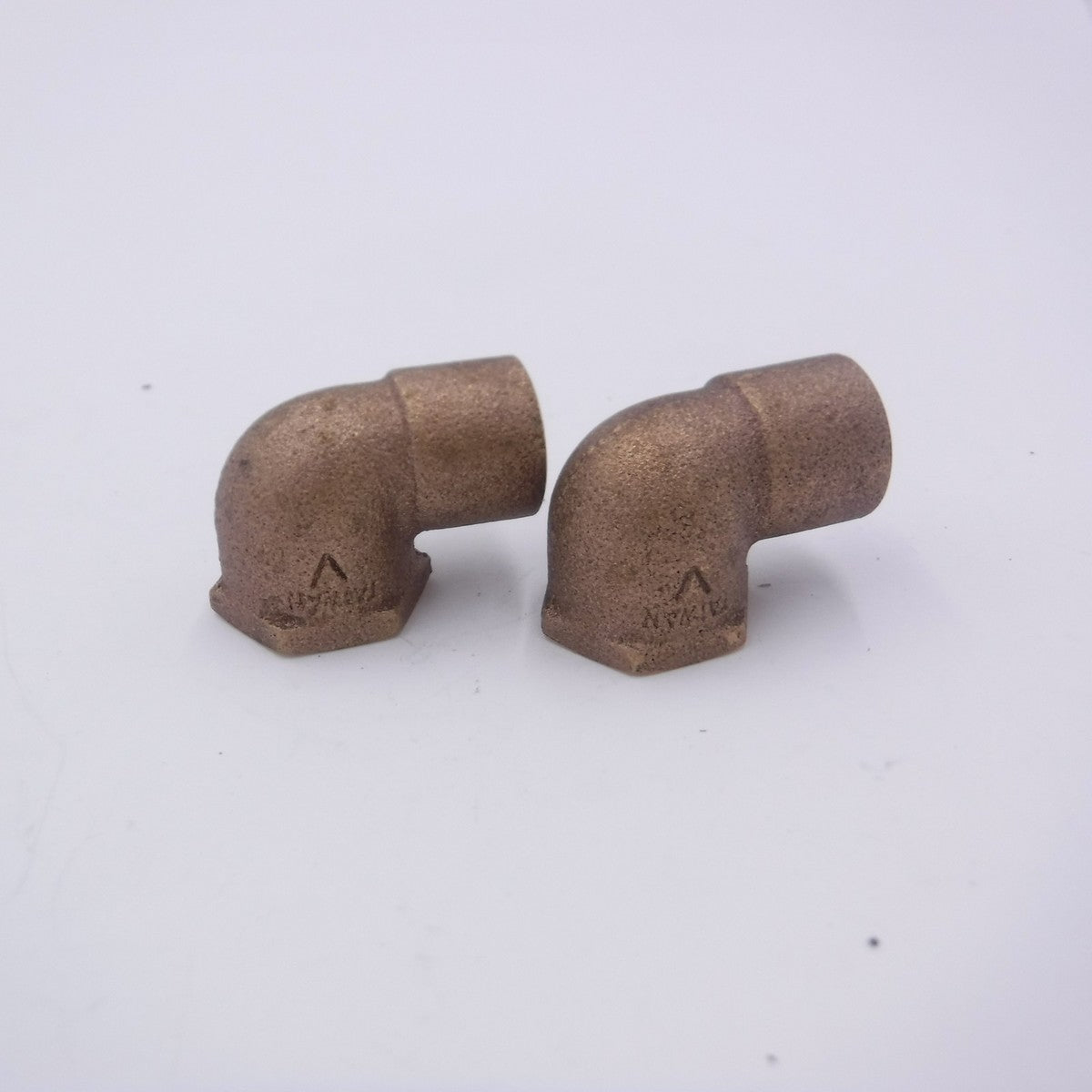 2 Pack 3/4" Slip x Female NPT Cast Bronze 90° Elbow