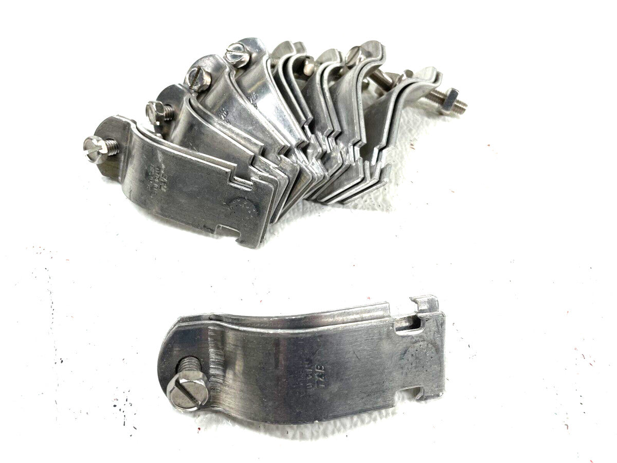 (9) Thomas & Betts Superstrut 702-2-AL 2" (2.375 OD) Rigid Aluminum Strut Clamp