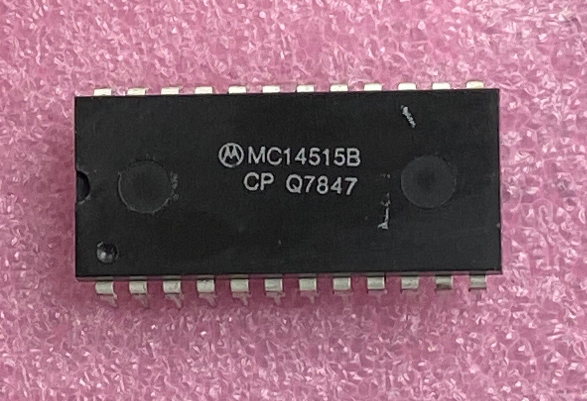 Motorola MC14515B 4-to-16 line decoders with latch Integrated Circuit
