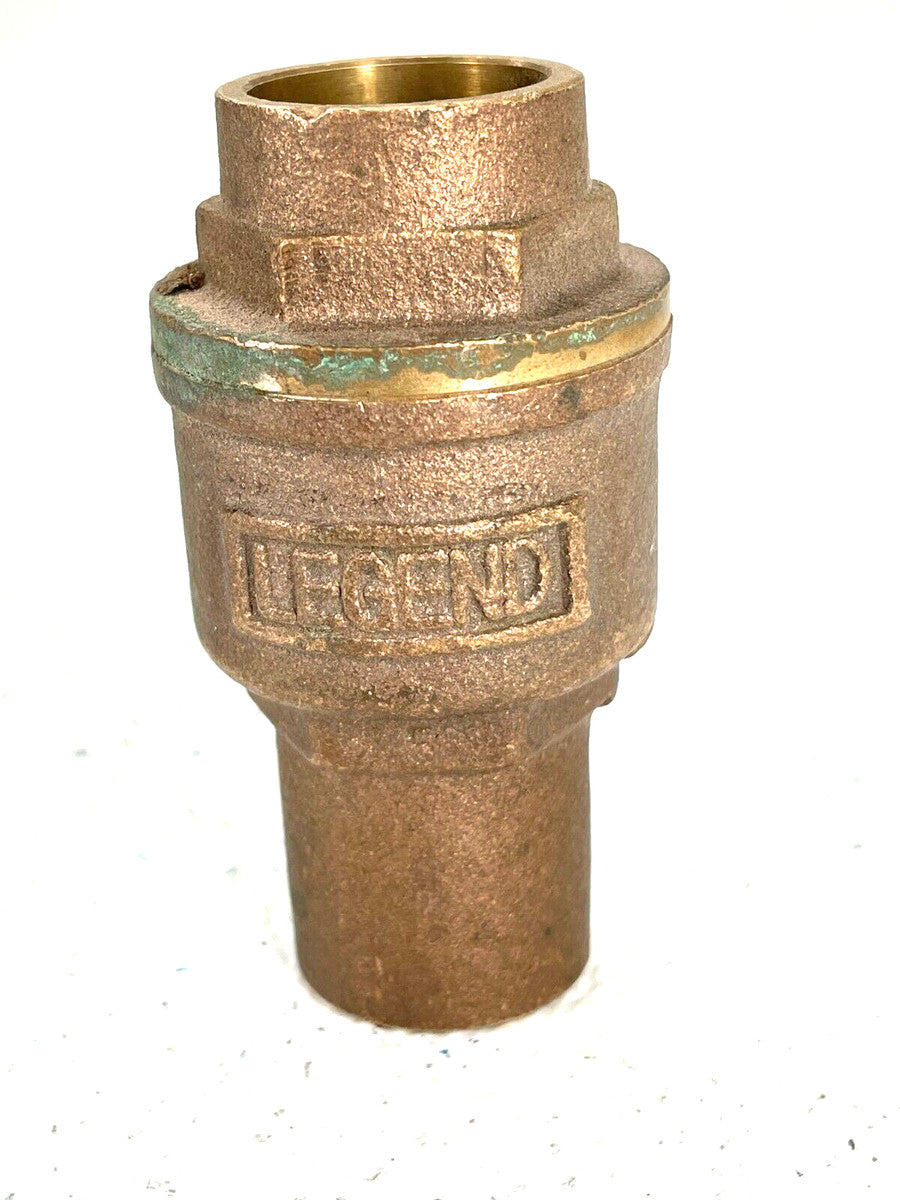 LEGEND Bronze In-Line Silent Check Valve 3/4" CTS Solder Joint 250-psi WOG