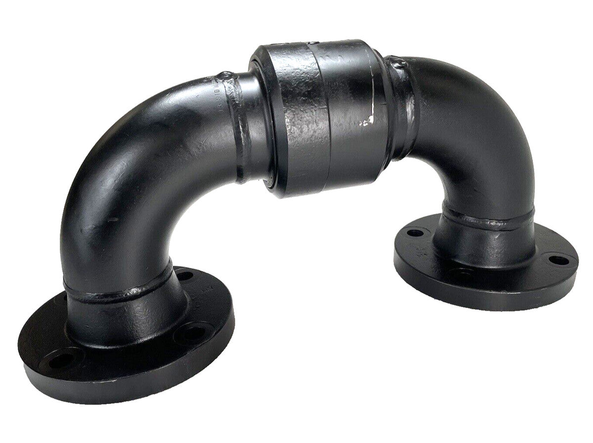 OILCO STYLE 40 SWIVEL JOINT Long Sweep 3" Class 150 RF Flanged Ends CS (BLACK) 