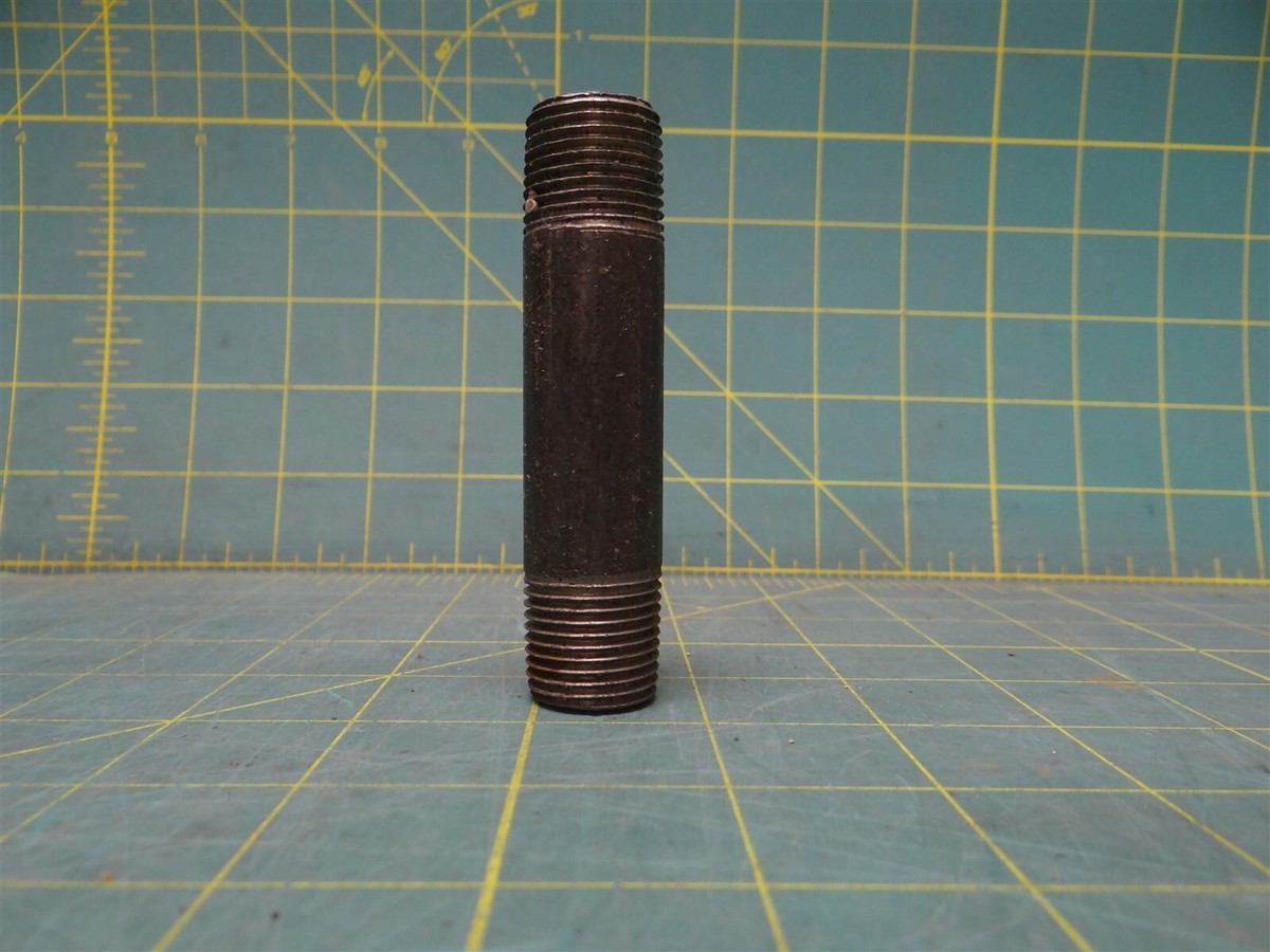 3/4" x 3 1/2 Pipe Fitting Nipple MNPT Steel Tapered Threaded Schedule 80 Welded