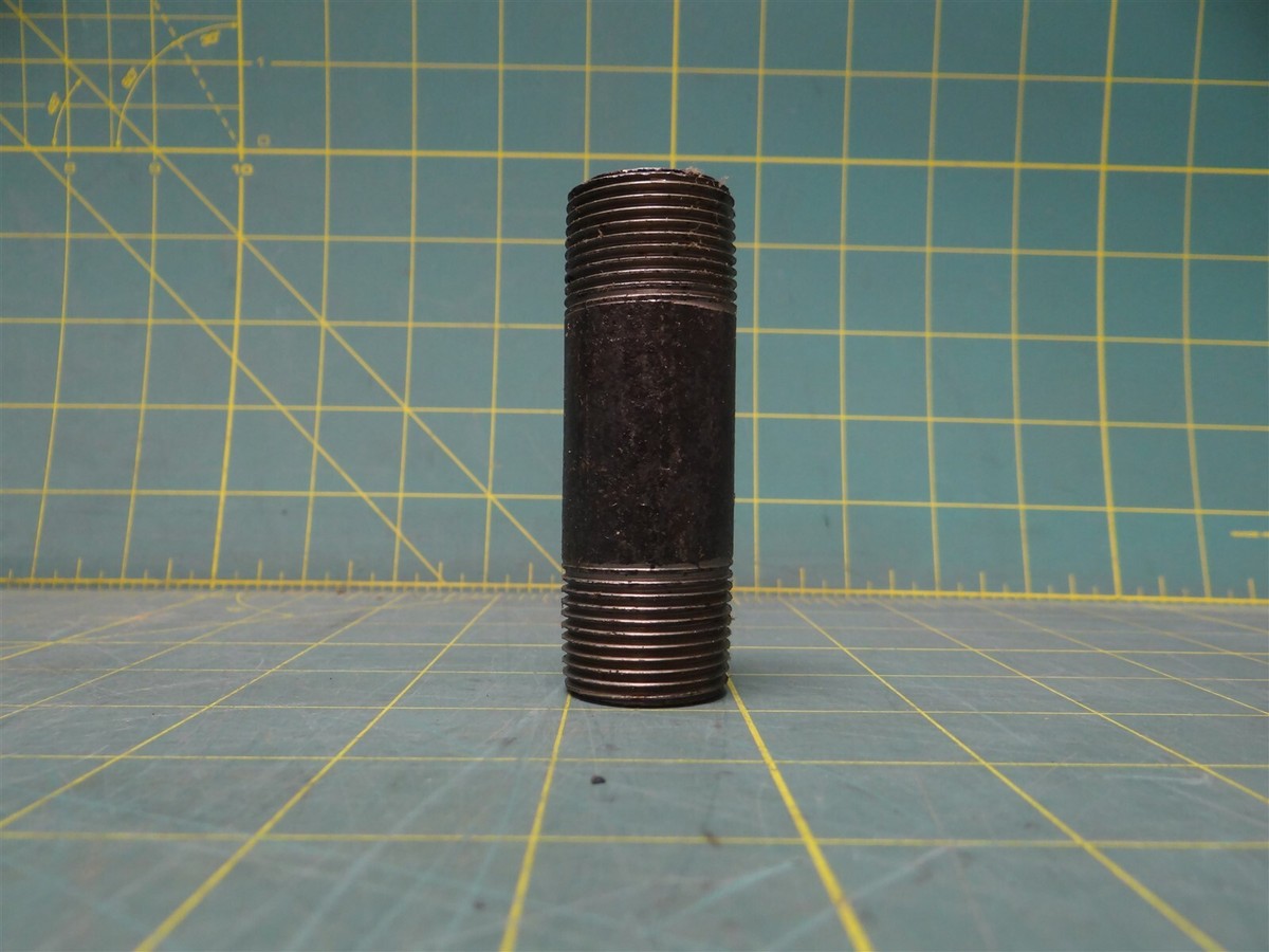 1" x 3" Pipe Fitting Nipple Male NPT Steel Tapered Threaded Schedule 10 Welded